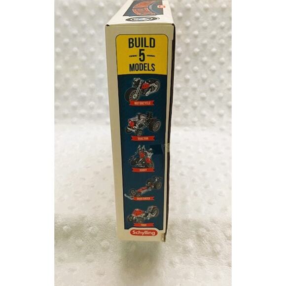 Schylling Steel Works Construction Set-5 Model Set-200+ Pieces, NEW, SEALED - Picture 5 of 6